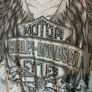 Bling Harley Davidson shirt